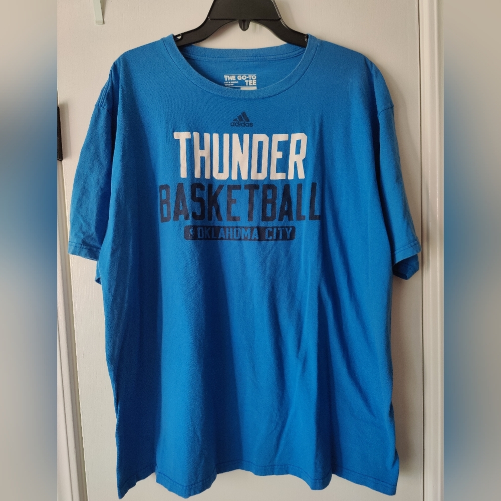 Adidas men's Oklahoma City Thunder short sleeve T-shirt XXL
